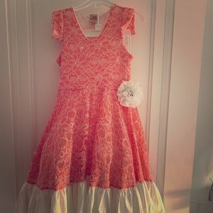 Mia Belle size 4t/5y hi low twirl dress